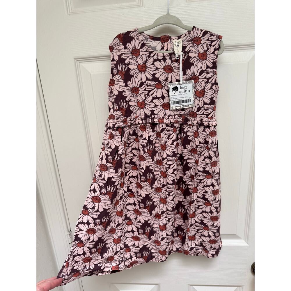 Kate Quinn Huckleberry Northwest Daisy Modal Sleeveless Empire Waist Dress Sz 6